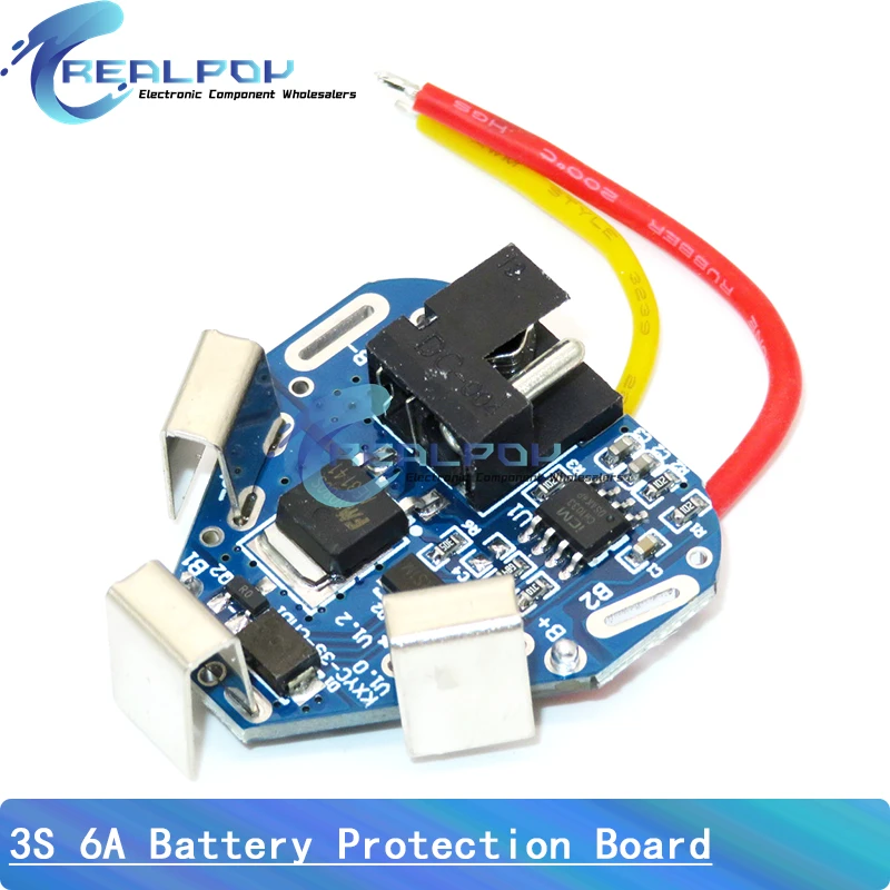 3S 12.6V 6A BMS Li-ion Lithium Battery Protection Board 18650 Power Bank Balancer Battery Equalizer Board for Electric Drill