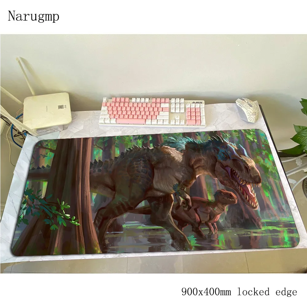 Dinosaur padmouse Popular accessory 900x400x4mm mouse pad cheapest gaming enterprise rubber mats keyboard large mouse mat gamer