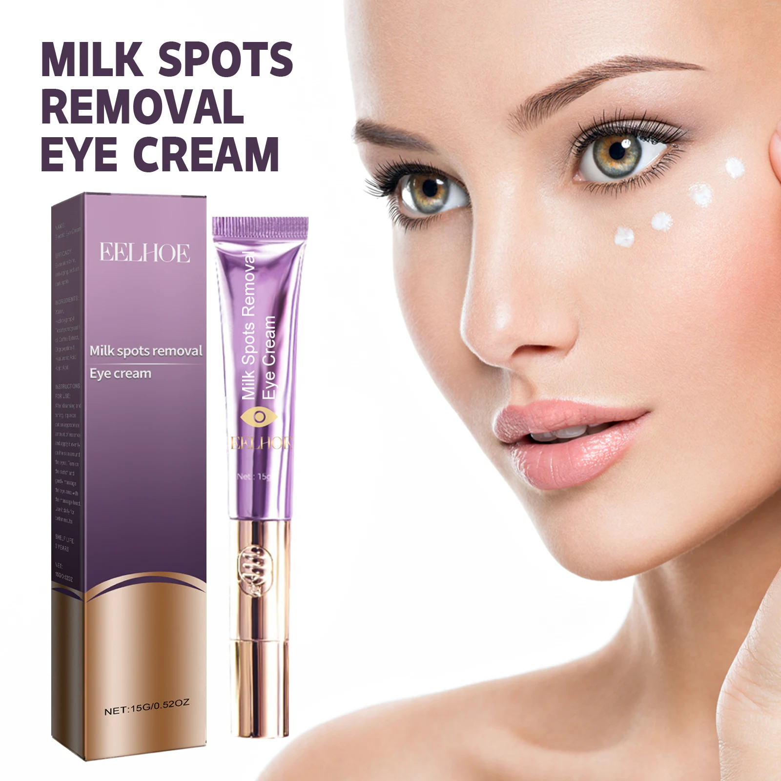 

Electric Massage Eye Cream Anti Wrinkle Eye Patches Moisturizing Improve Bags Nourish Area Against Puffiness Bags Hydrate