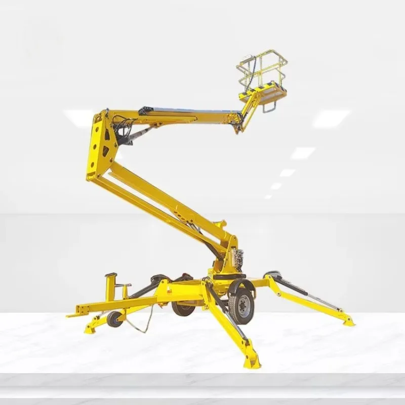 Spider Lift 18m Working Height and Crawler Cherry Picker Micro Boom for All Terrain Elevated Access Construction