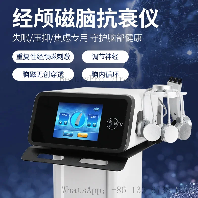 

2025 Brain anti-aging magnetic 5d quantum lift instrument soothes fatigue, meridian dredging aids sleep firming head massage