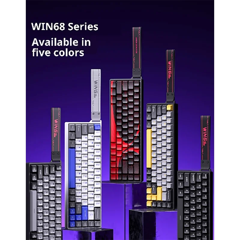 

Wolf Spider WiN60/68 Клавиатура с магнитной осью RT Киберспортивная настройка игр Механическая проводная горячая вилка Бестрашный контракт