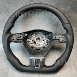 Replacement Steering Wheel with Leather for VW Volkswagen Tiguan Passat B7 Passat CC Touran Jetta Mk6
