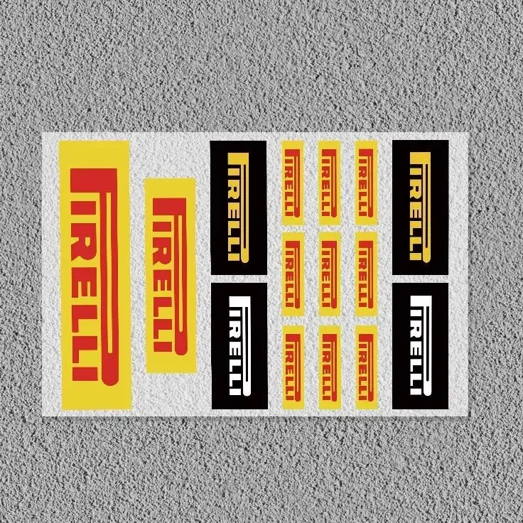 

Светоотражающие лазерные наклейки-стикеры для локомотивов, виниловые декоративные наклейки для P-PIRELLI