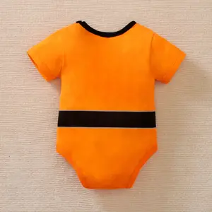 Anime Cosplay Traje para Crianças, Macacão Recém-Nascido, Macacão Infantil, Bebê Menina, Menino, Luffy, Akatsuki, Vegeta, Roupas de Halloween, 0-18M 4 principais vendas calção akatsuki - №3