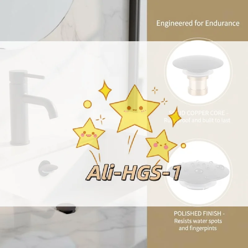 

66mm Push Button Up Cap Chrome Basin Sink Waste Plug Click Clack Replacement for Kitchen Bathroom Easy Drainage