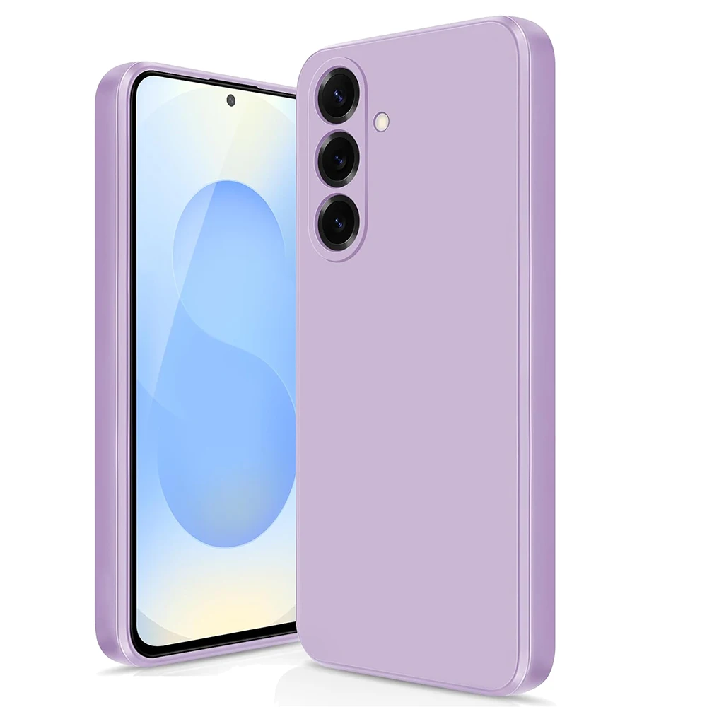 Platz Silikon Weiche Fall Für Samsung Galaxy S25 Rand S24 S23 S21 S20 FE S22 Ultra Plus Luxus Matte Zurück abdeckung Coque Fundas