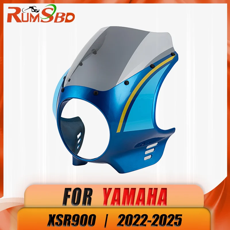 Motorcycle Windscreen Windshield Front Head Windshield Fairing Headlight Cover for XSR 900 2022 2023 2024 2025
