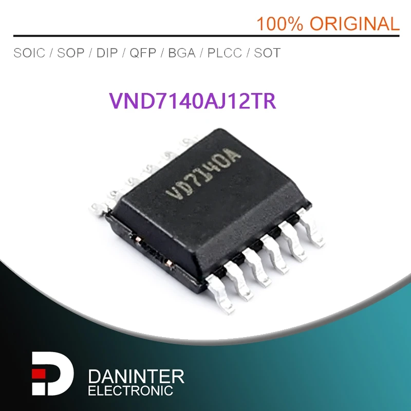 5Pcs/Lot   VND7140AJ12TR VND7140 VND7140AJ12    VD7140A    HSOP12