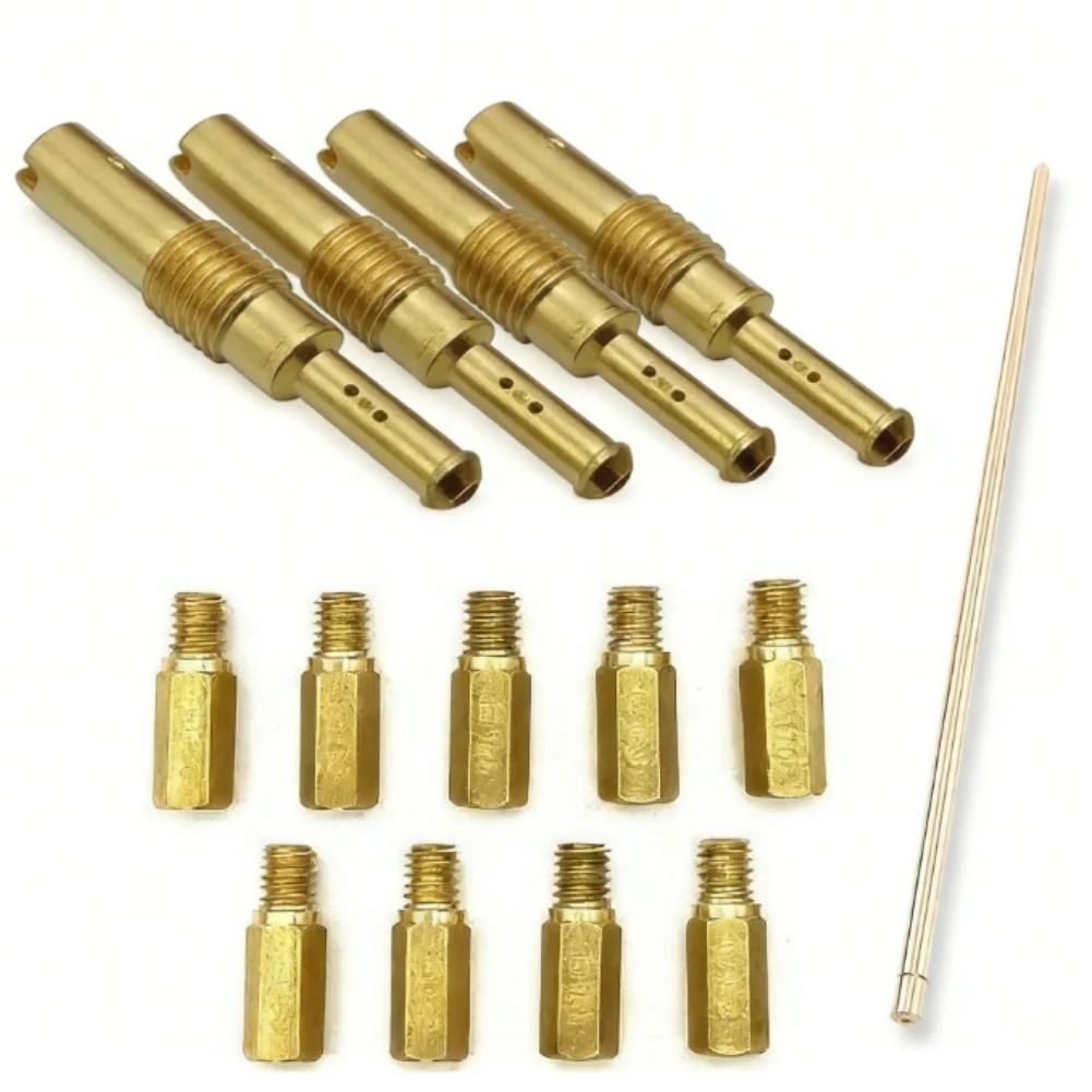 YZ400F YZ426F YZ450F Carburetor Jet Kit 9 Main Jets #160 to #200 5 for pilot Jets #45 to #55 1 Needle Jet Metal Construction