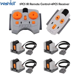 5 In 1 Power Up Set 8879 IR Speed Adjust Remote Control 8884 IR Receiver for MOC Power Functions Car Truck Power Modification