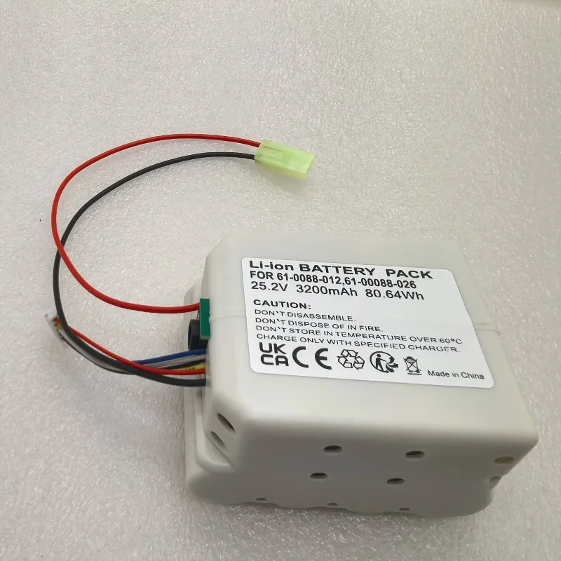 25.2V 3200mAh High Capacity Li‑ion Battery Pack Replacement for Bissell 61‑0088‑012 61‑0088‑026 Cordless Stick Vacuum Cleaner