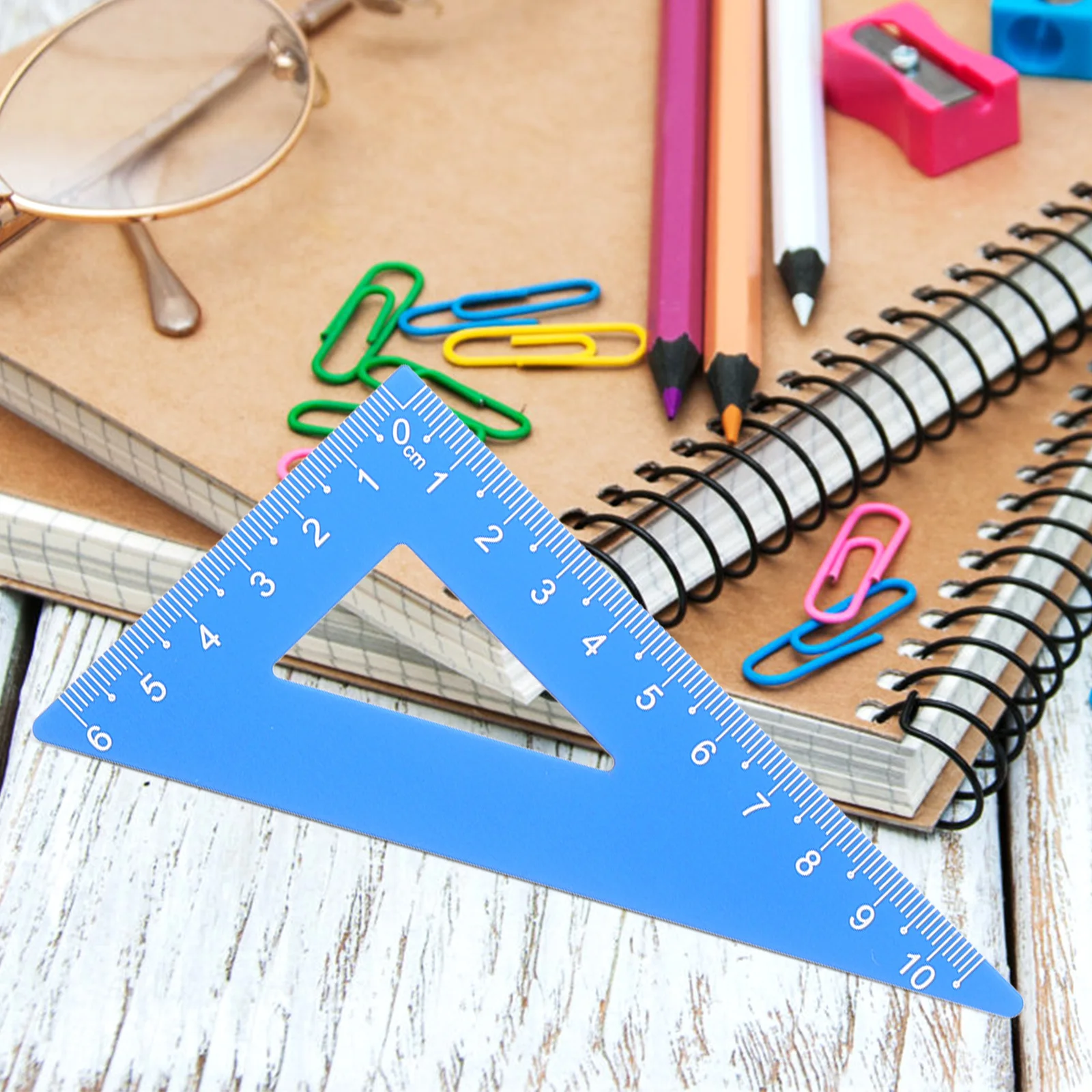 

Professional Aluminum Alloy Ruler Set Engineering Drafting Kit Ergonomic Drawing Tools for School Office Architecture