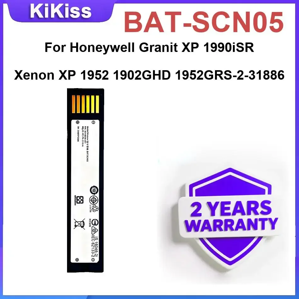 

Аккумулятор BAT-SCN05 для Honeywell Granit XP 1990iSR Xenon XP 1952 1902GHD 1952GRS-2-31886 50148009-001, литий-ионные полимерные батареи