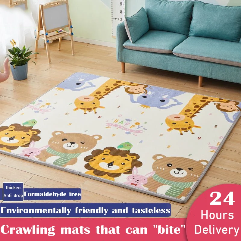 

1cm/0.5cm Thicken EPE Baby Play Mat Toys for Children Rug Whole Playmat Developing Mat Baby Room Crawling Pad Baby Carpet Gift