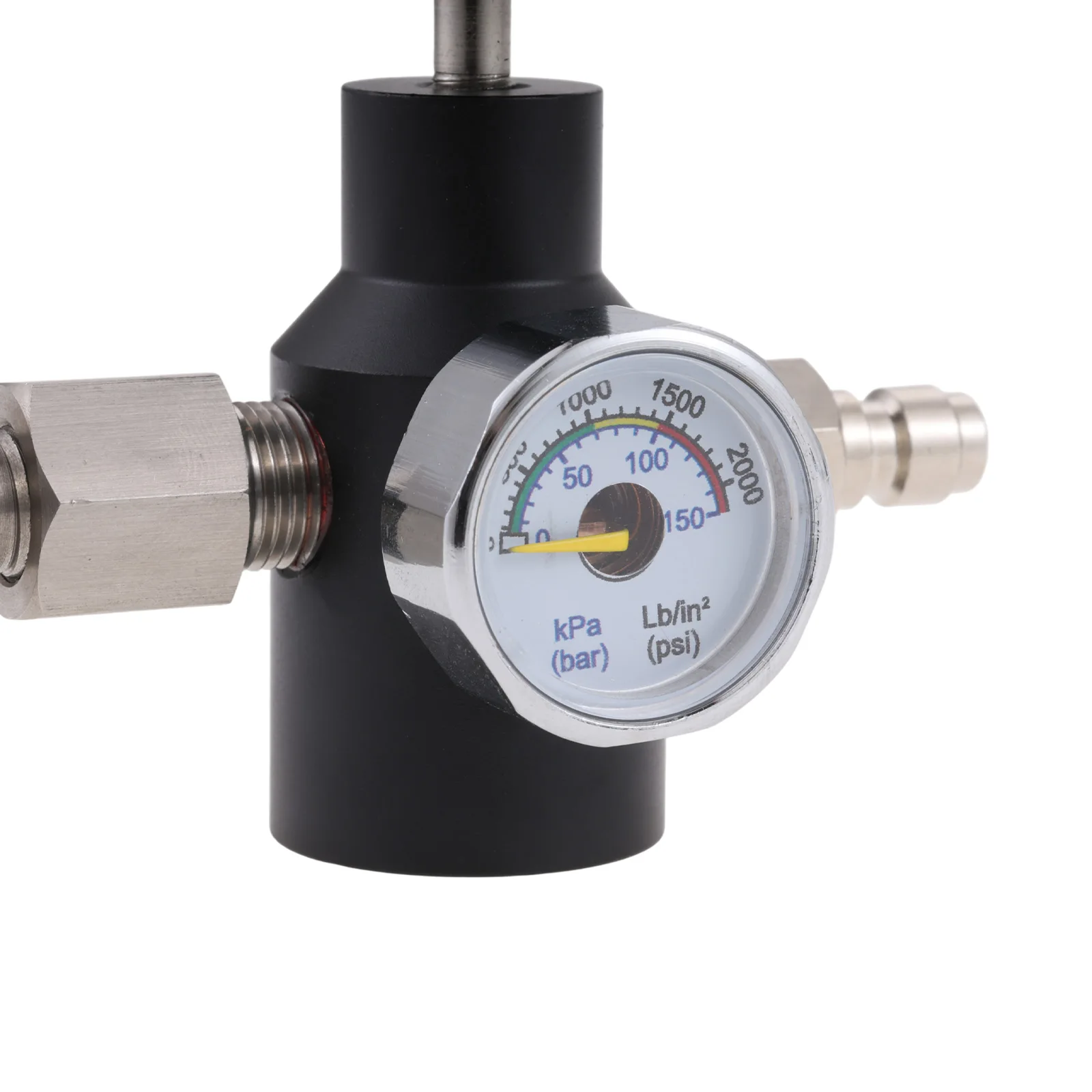 1 комплект адаптера для баллона CO2 TR21-4, манометр 150 бар, быстросъемное соединение 8 мм, подходит для баллонов CO2 SODAWASSER с разъемом TR21-4.