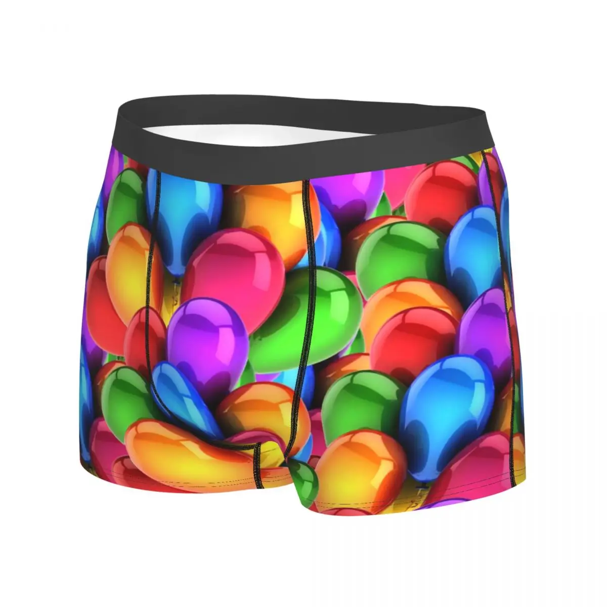 Balloon Bouquet Underwear Colorful Print Print Boxer Shorts Hot Male Panties Plain Boxer Brief Birthday Present