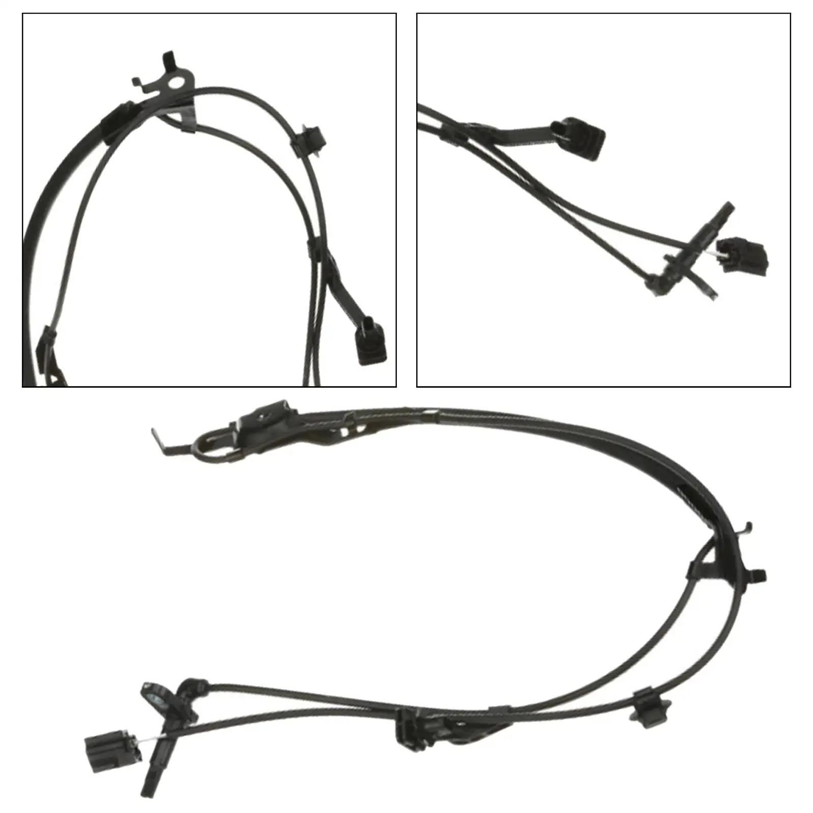 

Black Wheel Speed Sensor Front Left Easily Install for Toyota for camry