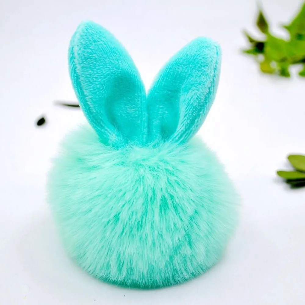 

Fancy Fluffy Pom Pom Keychain Soft Faux Rabbit Hair Cute Bag Charms Fur Ball Key Ring Women Girls