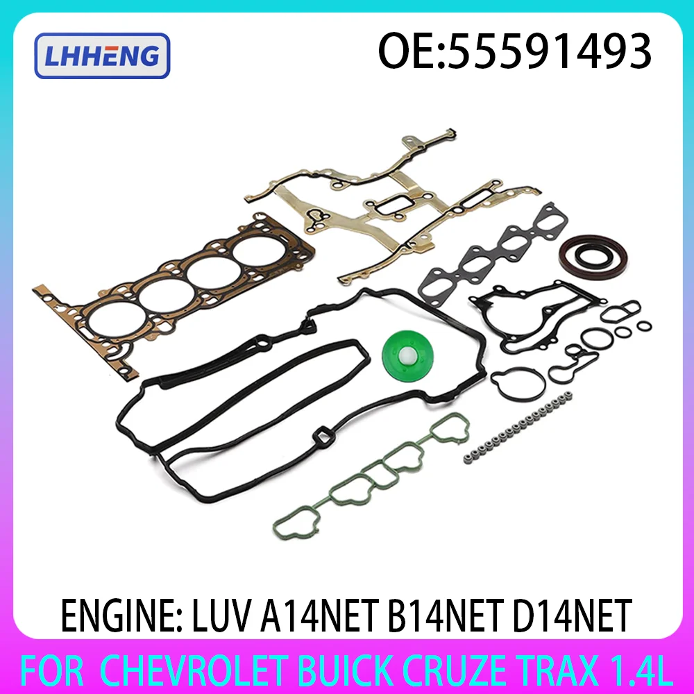 

ENGINE Cylinder Head Gasket Set for CHEVROLET BUICK CRUZE TRAX 1.4L DOHC GAS 1.4 L T 2011-2021 RA/380RB 55591493 52436000
