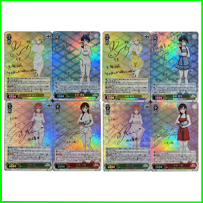 Wife Cards Collectible Cards Boys Games Toys Table Games Birthday Gifts DIY Anime Nakime Rem Takagaki Kaede Premium Flash Cards