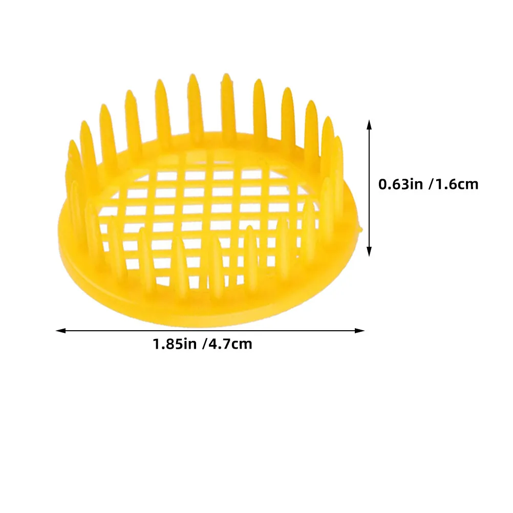 18Pcs Plastic Queen Isolation Cage Holder Beekeeping For Honey Keeper Breeding Hive Inspection