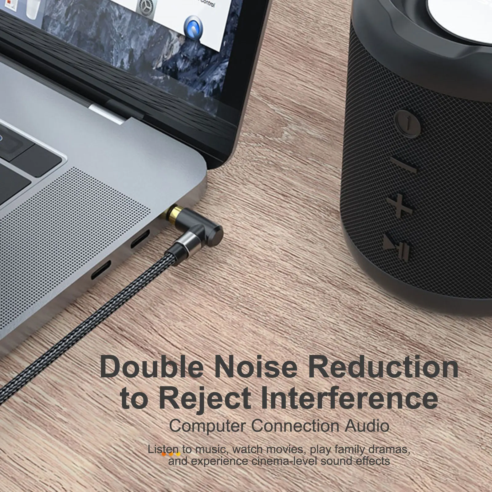 3.5mm Audio Cable Aux Adapter Conector Cable For Headphones Smartphone Car Speaker Male-To-Male Audio Cable Car Audio Cable