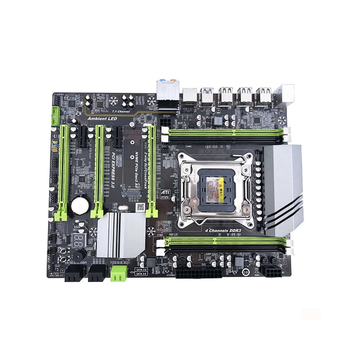 

X79T LGA 2011 CPU Mainboard USB3.0 4 DDR3 Motherboard Desktop PC Computer Motherboard