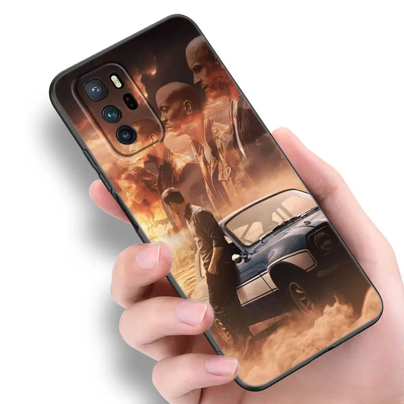 Hot Movie Fast And Furious Black Silicone Phone Case For Xiaomi Redmi Note 9 10 11 11S 11T 12 13 Pro 5G Plus 9S 10S 12S