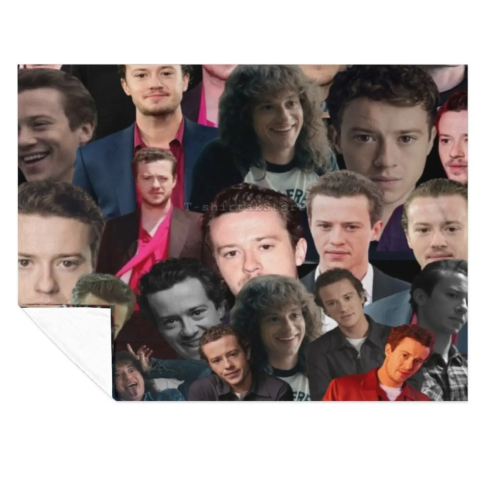 

Joseph Quinn Photo Collage Throw Blanket warm for winter Plush Shaggy for sofa Blankets