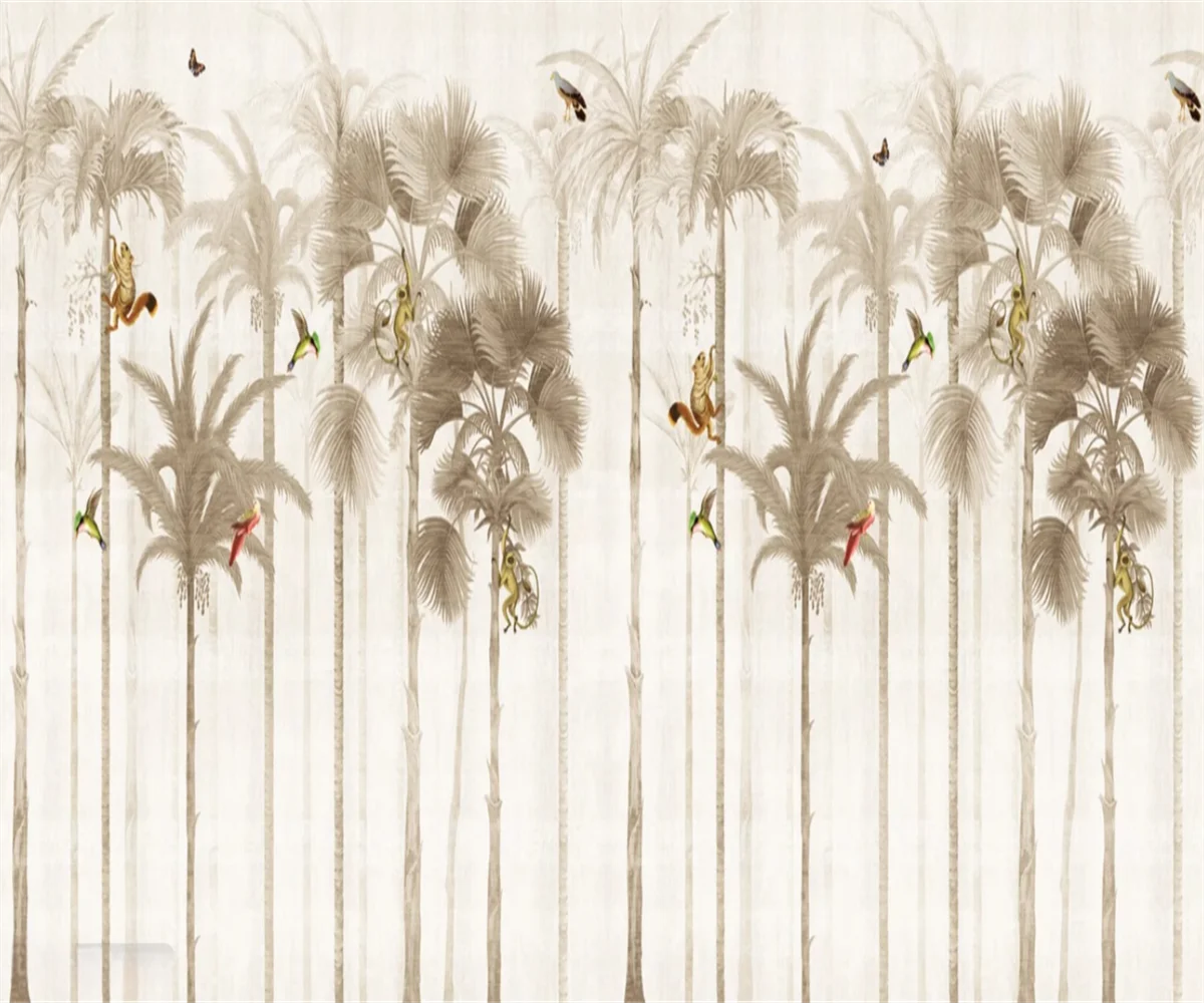 Custom wallpaper mural Animals and plants living room bedroom TV background wall home decoration murals 3d wallpaper