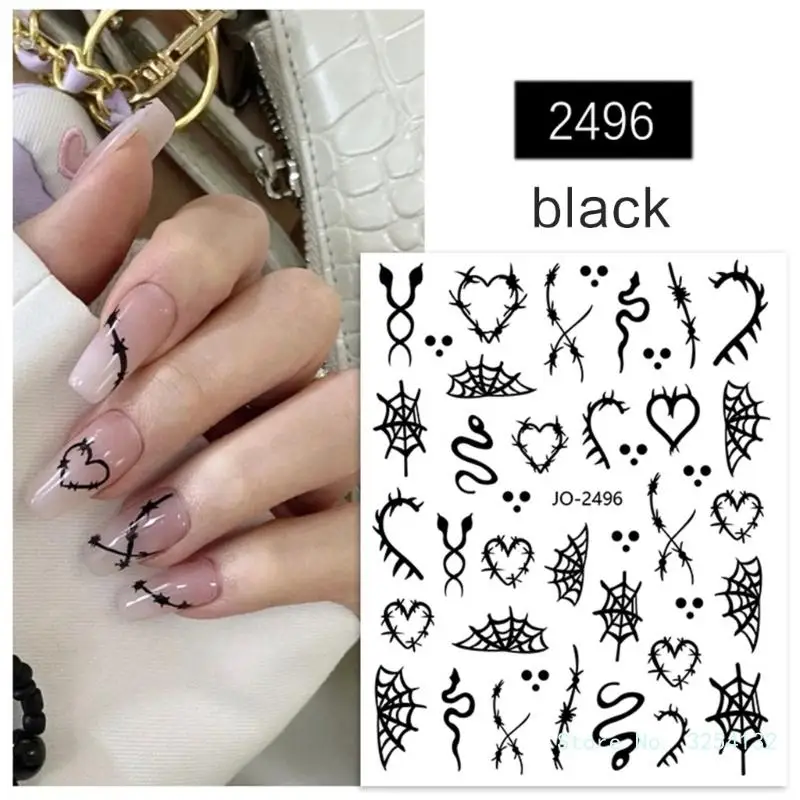 Eye Catching Nail Stickers for Nails Decoration and DIY Projects Suitable for Nail Salons and Nail Enthusiasts