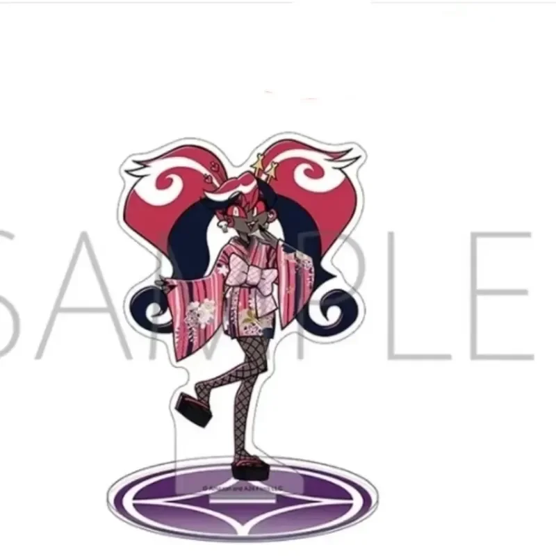 Hazbin Hotel Vox Rotating Standee Anime Merchandise Desktop Ornament Collection Toy Holiday Gift Acrylic Model Gifts For Fans