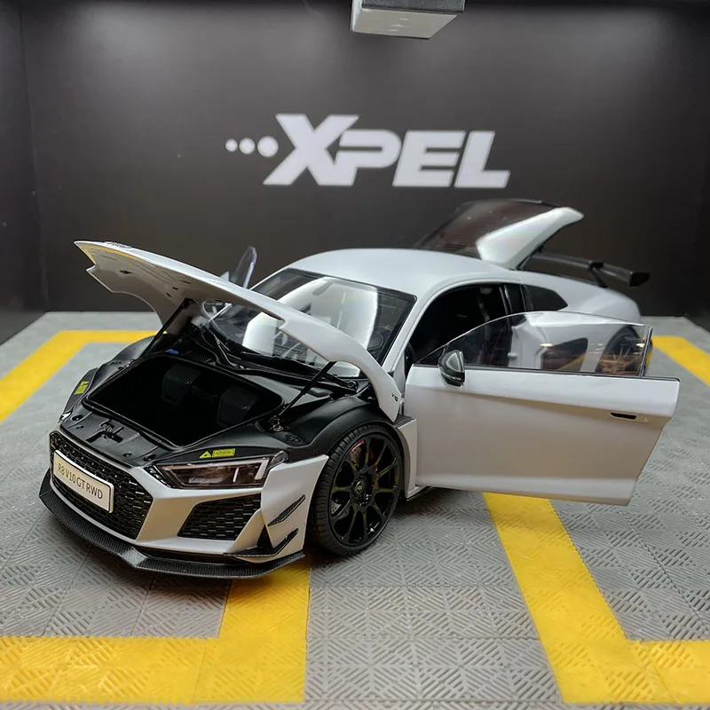 KengFai 1:18 R8 V10 GT RWD 2021 alloy simulation car model