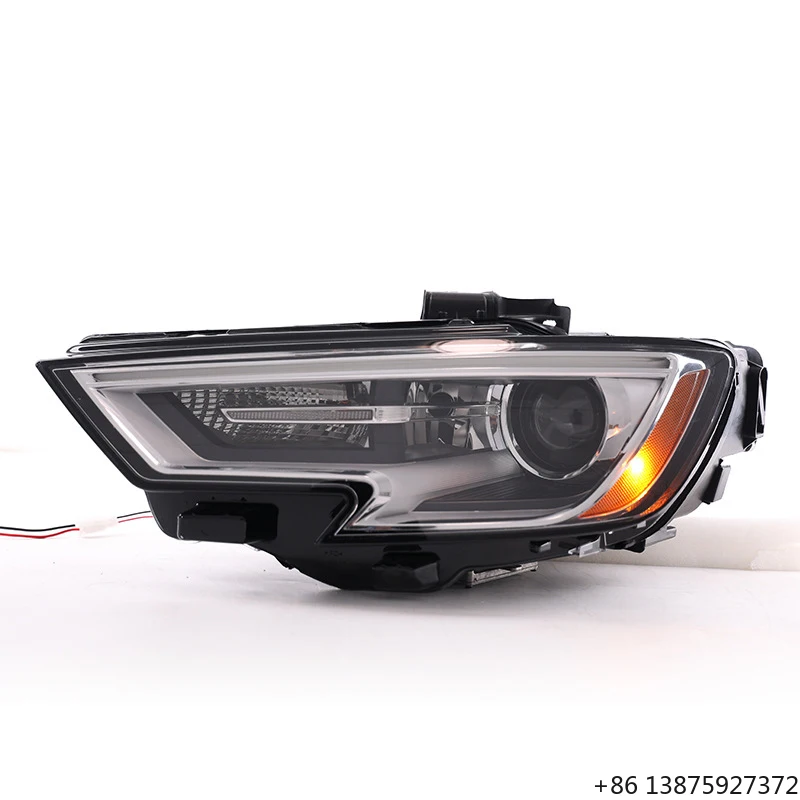 

Подходит для фар A3 2017-2020 годов, американская версия, оригинальные аксессуары, линзы HID, светодиодные дневные ходовые огни, автомобильные фары