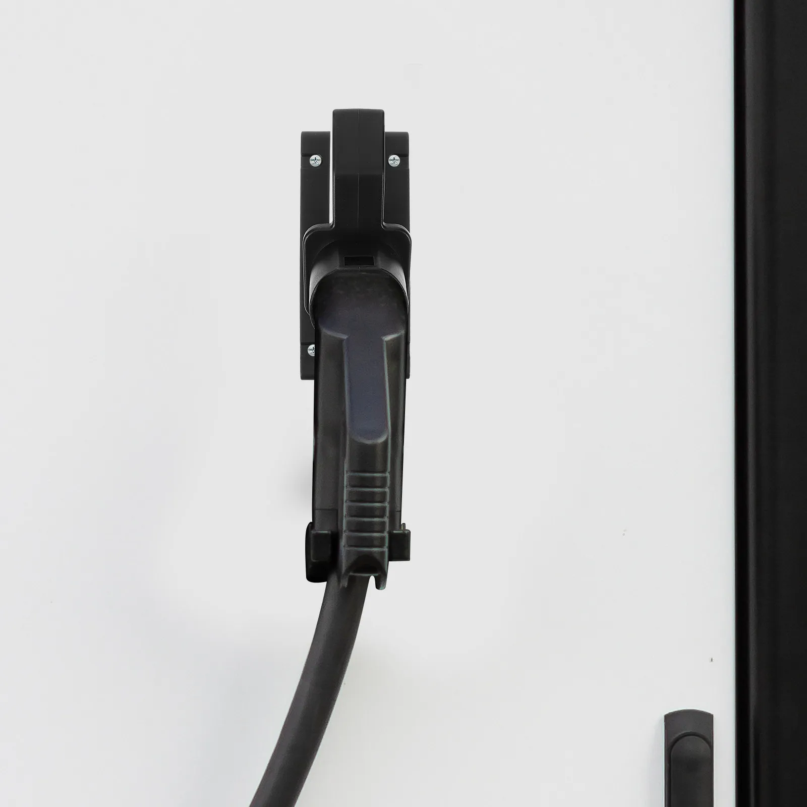 

Настенный держатель для зарядного устройства электромобиля, прочный подвесной кронштейн для зарядного порта электромобиля, держатель для шнура зарядного устройства, совместим с большинством моделей