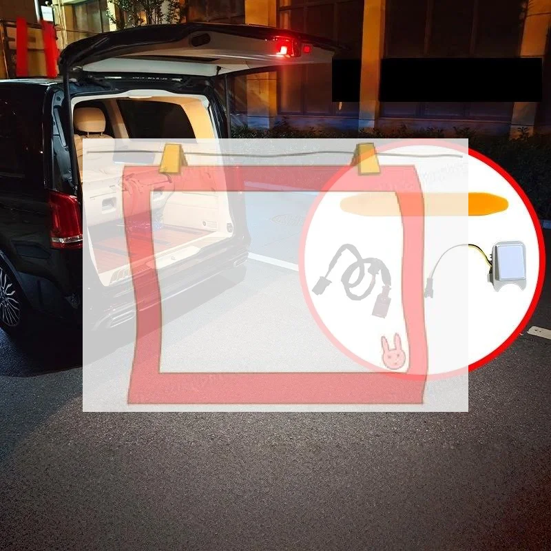 

Car White LED Refit Trunk Lighting For Mercedes 2016-Now V Vito W447 W448 Lights Compartment Trunk Boot Lights