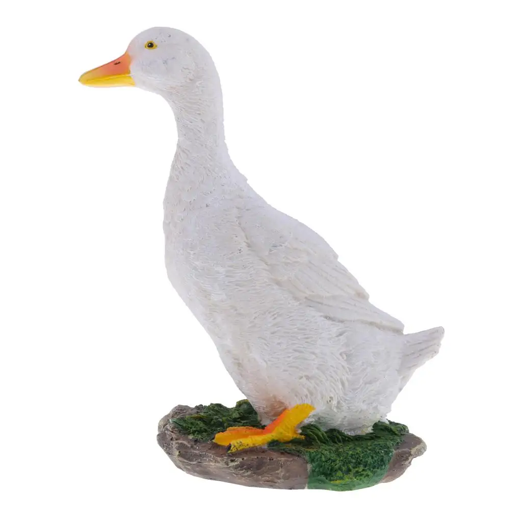 1x Duck Statue Resin Decorations  for Garden Lawn Gifts Crafts