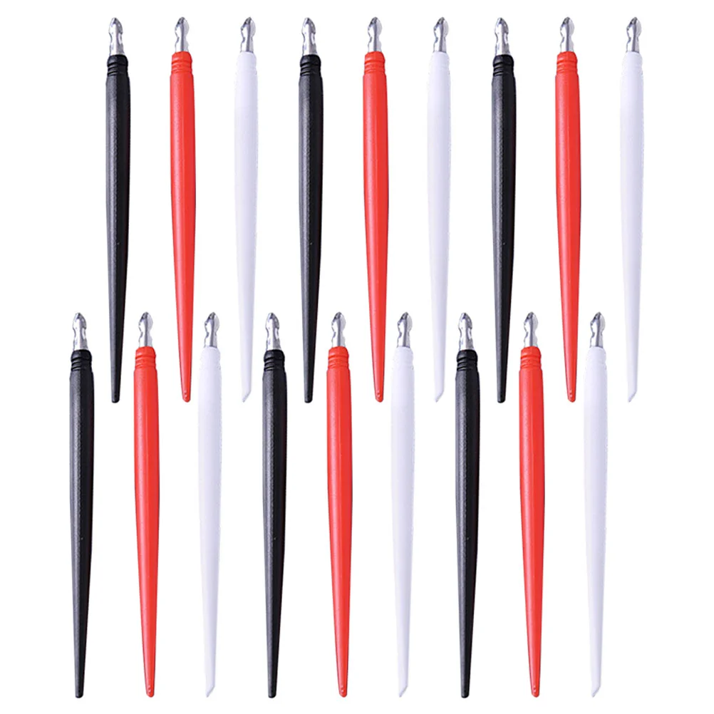 18 Pcs Scratch Pen Scratching Drawing Supplies Picture Tools Scraper Brush Painting Metal Tip Plastic Paper Dual Pens