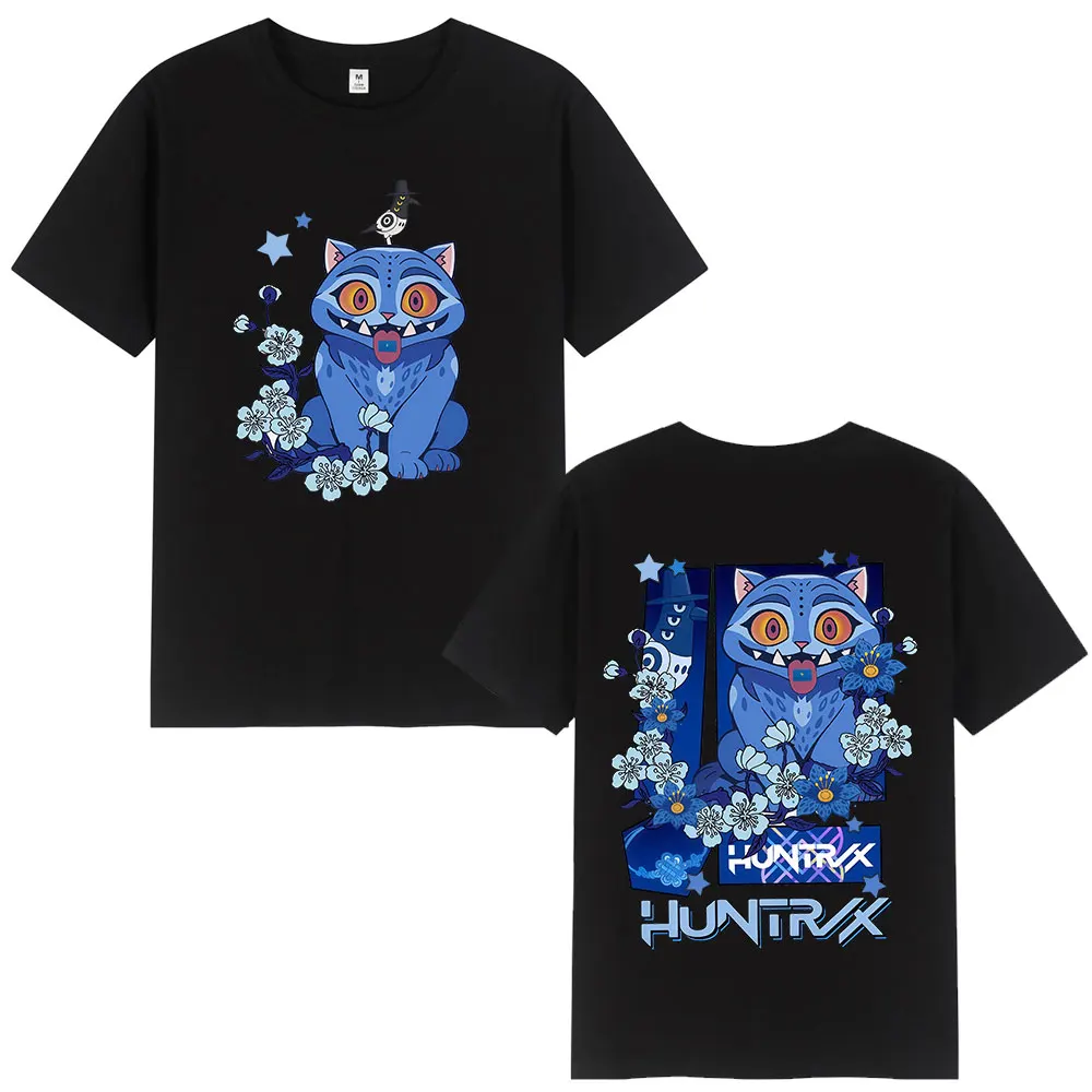 

Футболка KPop Demon Hunter Derpy Tiger, модная винтажная футболка в стиле Харадзюку, мужская и женская одежда, повседневный хлопковый топ большого размера