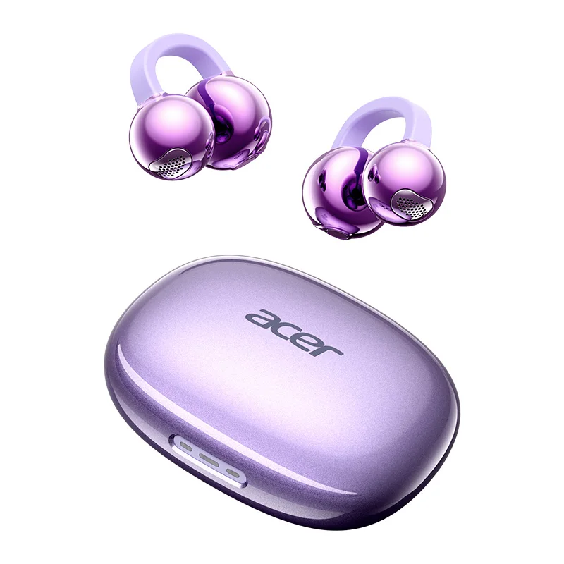 Acer Ohr825 Ohr-Clip-On Open Wireless Kopfhörer Bluetooth 6.0 Stabile Verbindung ENC Anrufgeräuschunterdrückung Kein Klangaustritt 24 Stunden Akkulaufzeit Bequem zu tragen Geeignet für Sport und