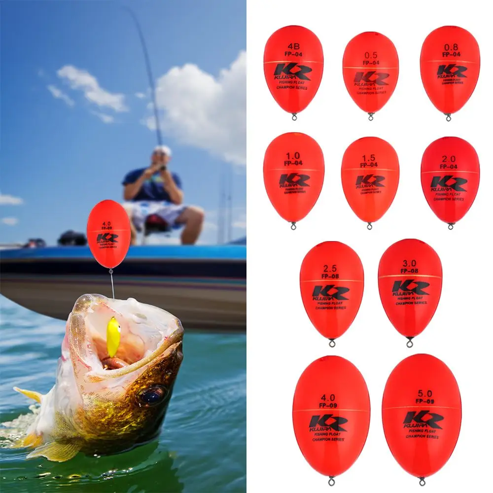 1pc 0.5/0.8/2/4/5 ABS Rock Fishing Float Plug-in Anti-collision Fall Resistant Pumice Sea Red Color Fishing Tackle Accessories