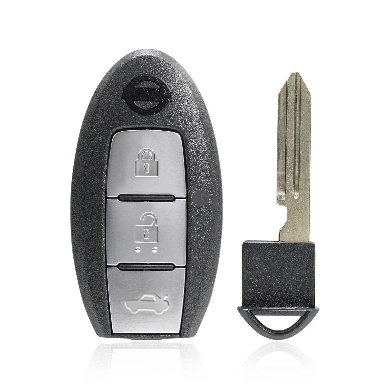 1pc Car Remote Key Fob 2 Buttons 433MHz For Nissan Cube Juke F15 Micra K13 Note E12 NP300 Leaf Navara Car Accessories