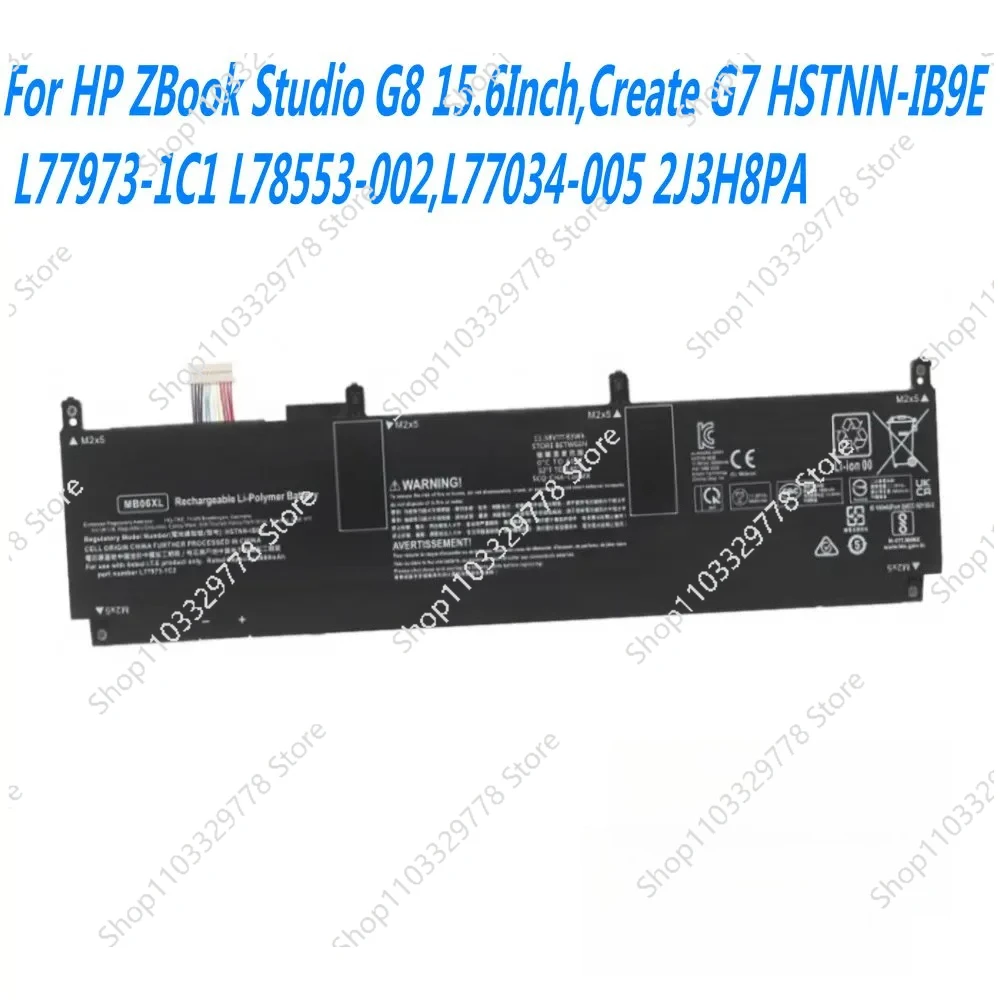 NEW MB06XL Laptop power unit  For  G8 15.6Inch,Create G7 HSTNN-IB9E L77973-1C1 L78553-002,L77034-005 2J3H8PA