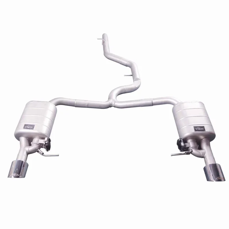 

[Custom product] Used in Volkswagen CC Magten Passat 3.0T 3.6T R36 upgrade SS 304 middle tail exhaust system muffler