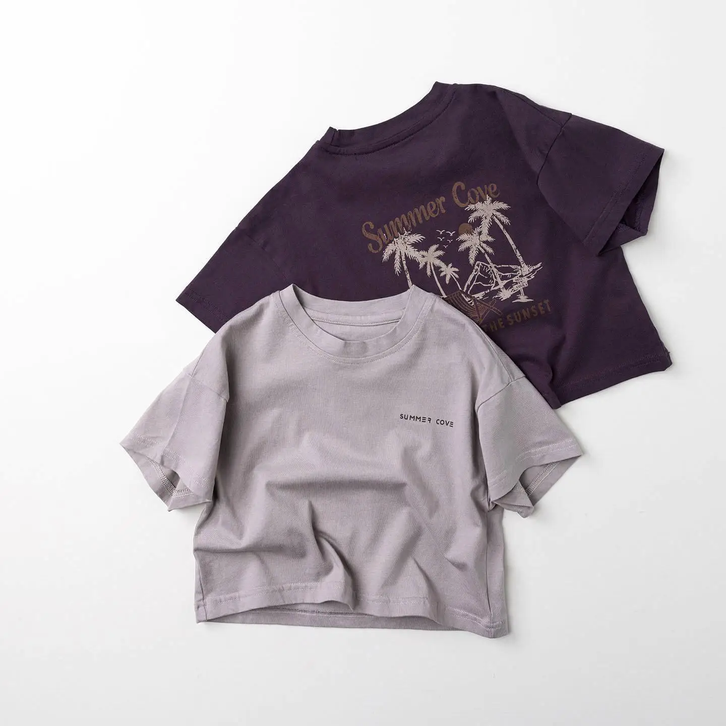 

2026 Summer New Children Short Sleeve Casual T Shirts Boys Girls Loose Tops Vintage Print Baby Cotton Tee Fashion Kids Clothes