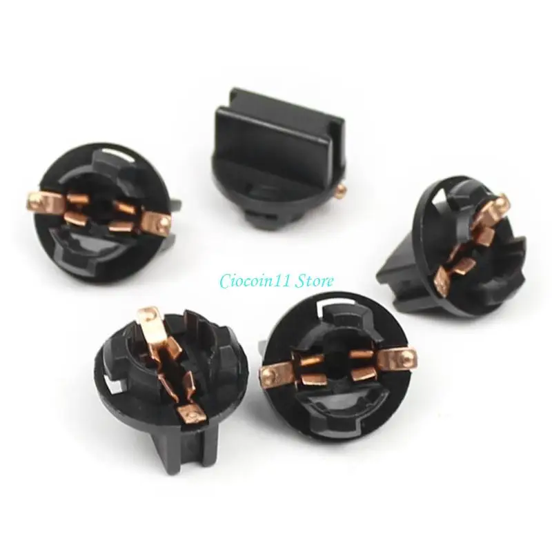 Y1UB 10x T10 Twist Socket Car Instrument Panel Cluster Plug LED Lamp Bulb Holder