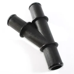 Universal Car Y Heater 3 Way Water Hose Pipe Fitting Barb Connector Black PA66 & GF30
