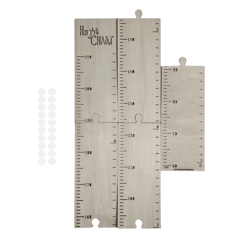 Kid Height Growth Chart Lineal Measure Lineal Growth Chart Meter Measurement Wall A0KF