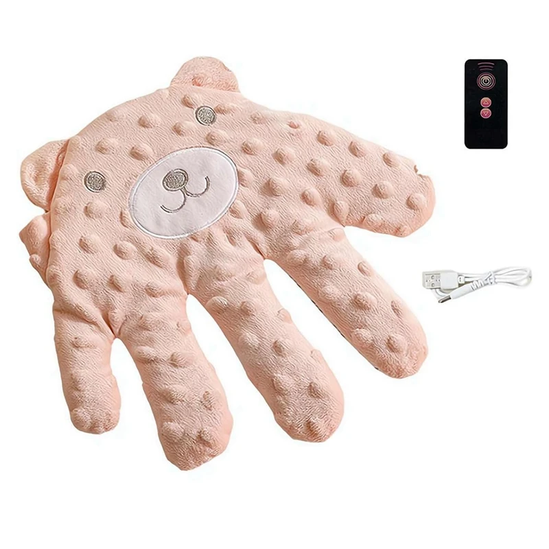 GTBL Palma calmante para bebé, almohada de mano antiesguides, almohada de mano eléctrica para bebé, palma de ayuda para dormir para bebé, almohada de mano para dormir para bebé